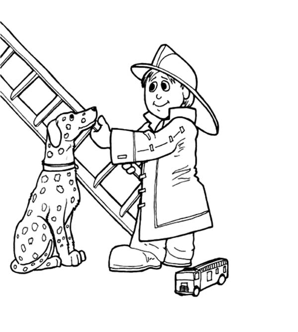 600x668 Dalmatian Fire Dog Coloring Pages, Fire Dog Coloring Pages