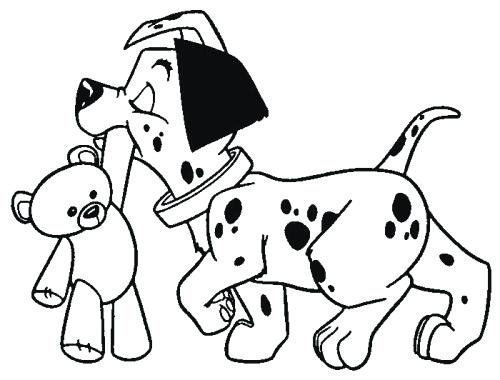 500x380 Dalmation Coloring Pages Dalmatians Coloring Pages Dalmatians