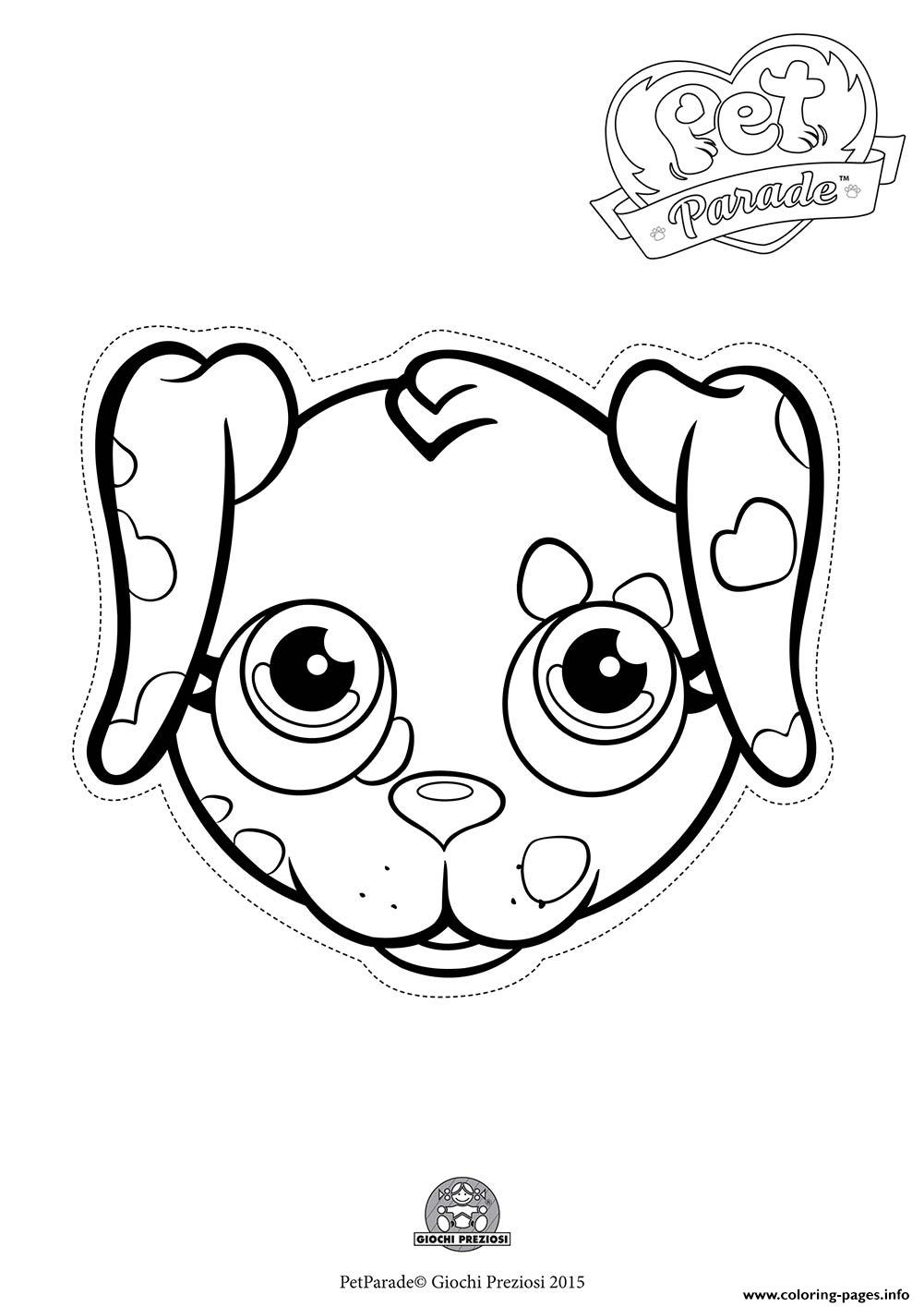 1001x1415 Pet Parade Cute Dog Dalmatian 2 Coloring Pages Printable