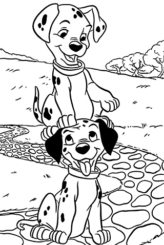 320x478 Dalmatian Dog Colouring Pages Coloring Pages