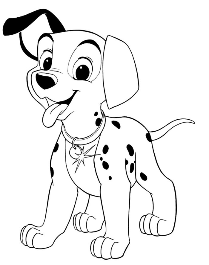 700x886 Dalmatian Svg