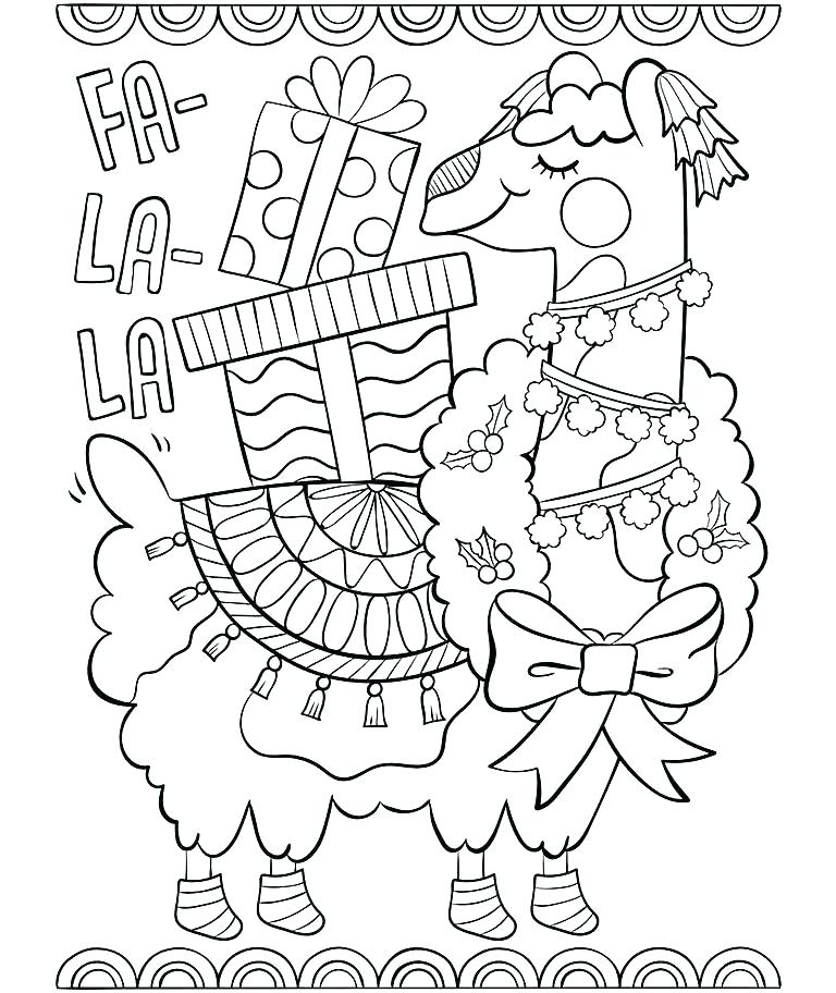 768x912 Llama Coloring Pages Dam Llama Outline Coloring Page Is Your Mama