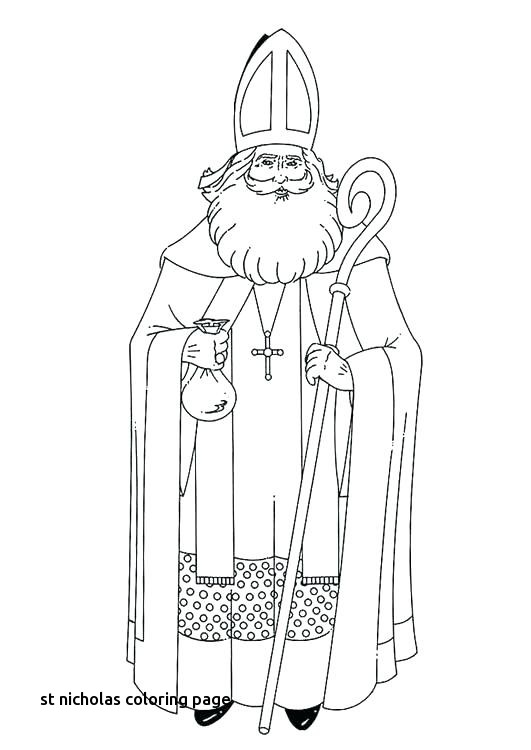 531x750 Spirit A Saint Coloring Page Dam And Pages St Nicholas Day Murs
