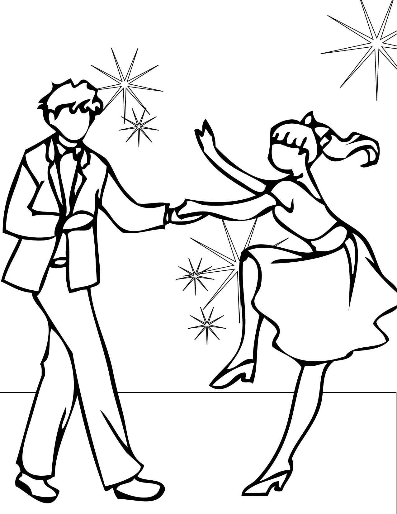 1275x1650 The Best Dance Coloring Pages Printable Image For Ballet Dancer