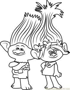 236x306 Trolls Movie Coloring7.jpg Trolls Kids