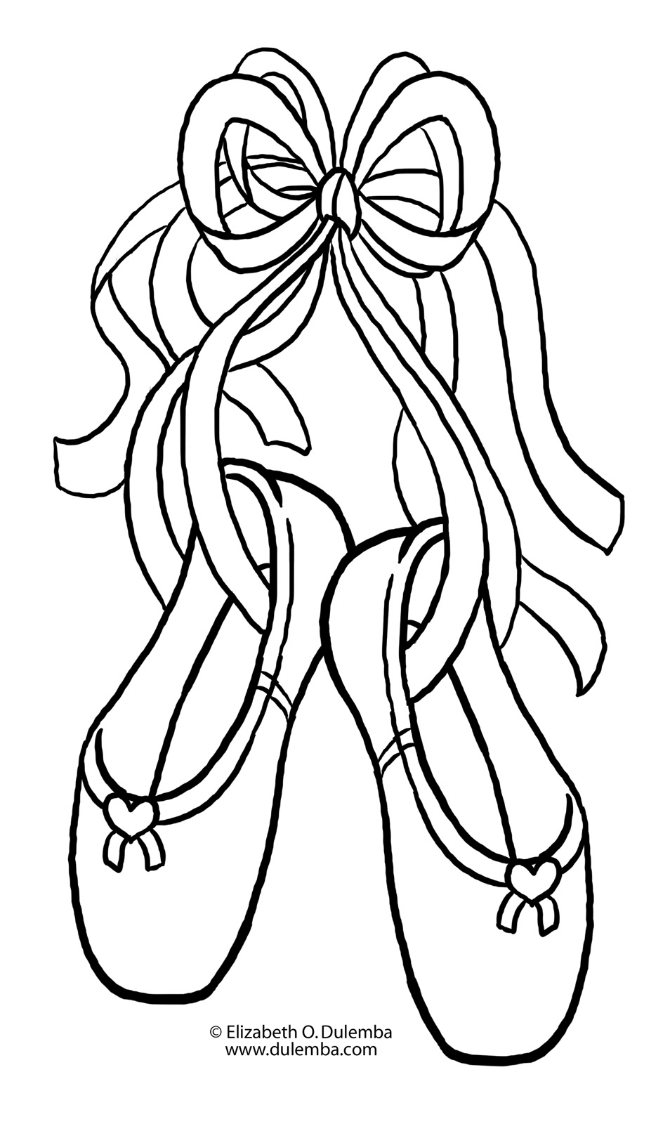 Dance Shoes Coloring Pages