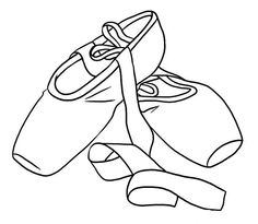 236x205 How To Draw Ballet Shoes Art Room Ballet Shoe