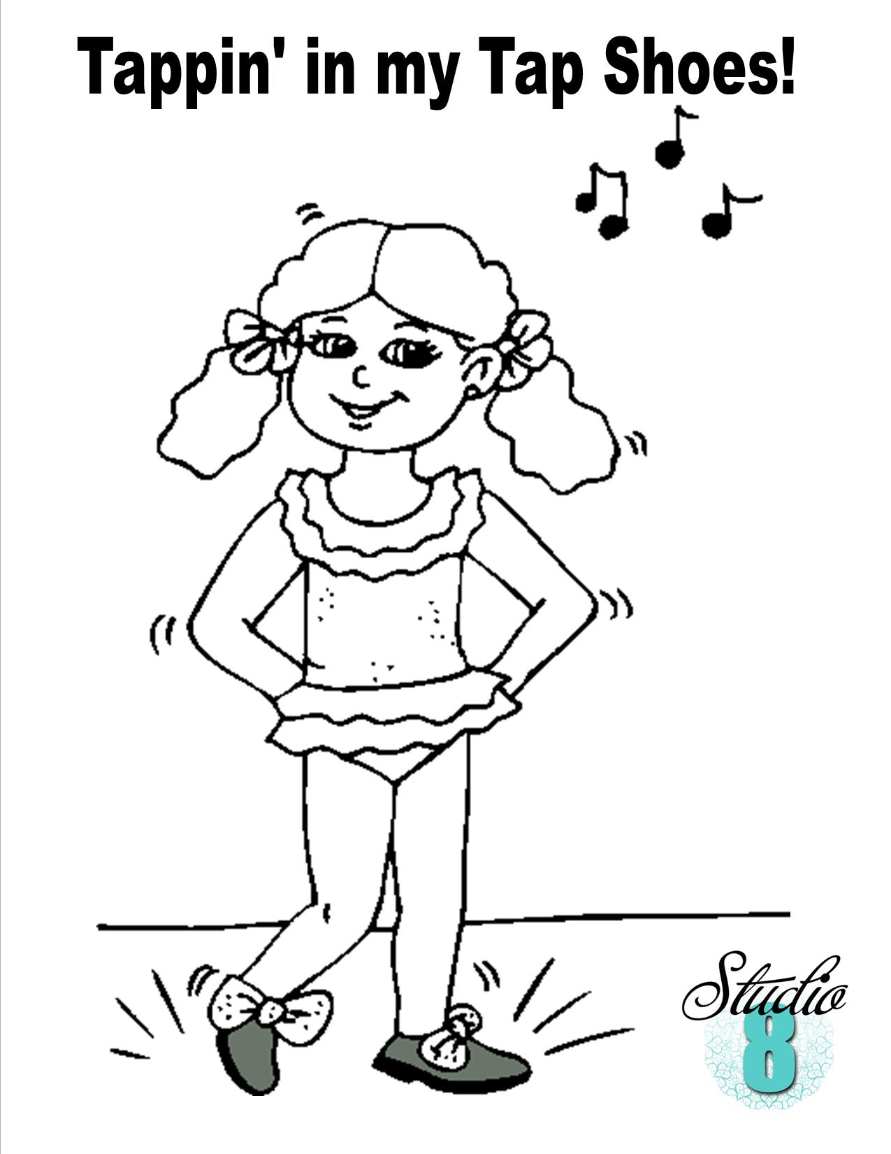 1275x1650 Tap Dance Shoes Coloring Pages