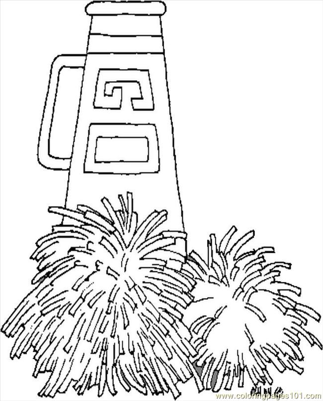 650x806 Go Team Go Coloring Page