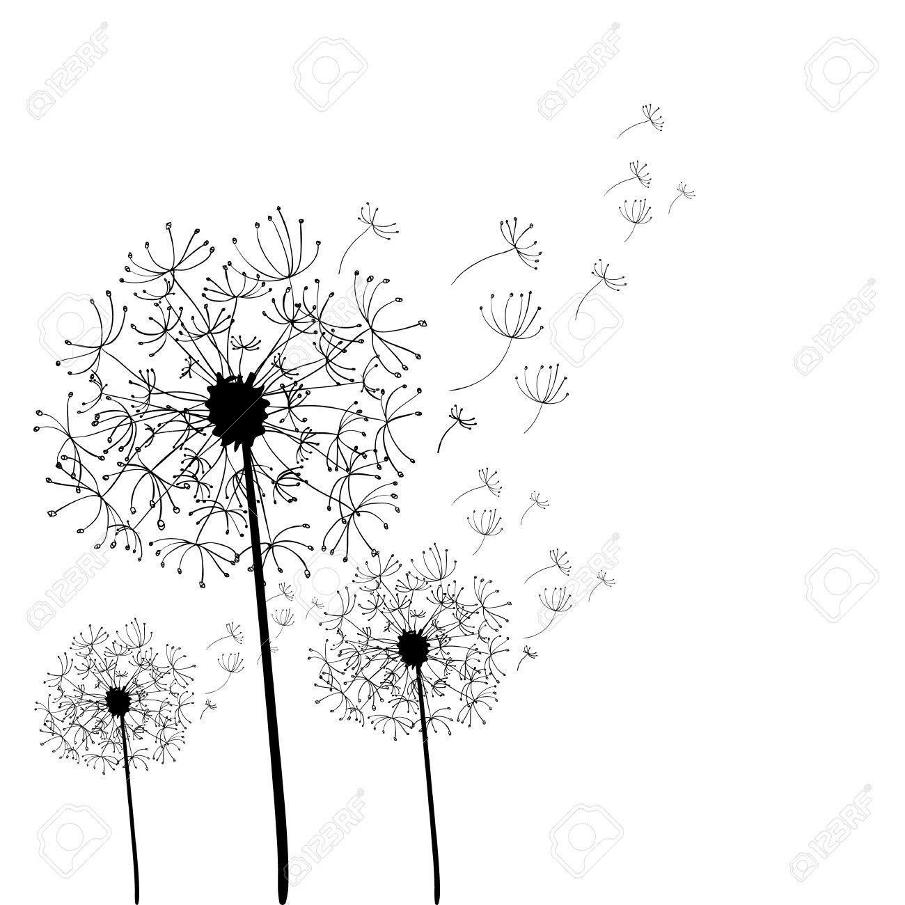 1300x1300 Amazing Dandelion Coloring Flower Page Fun Of Style