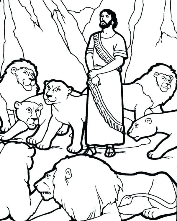 600x749 Daniel Coloring Pages Coloring Pages Bible Coloring Sheets