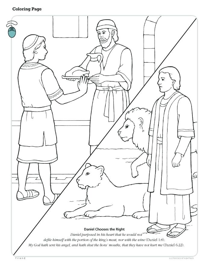 694x902 Daniel In The Lions Den Bible Coloring Pages Plus Page 965
