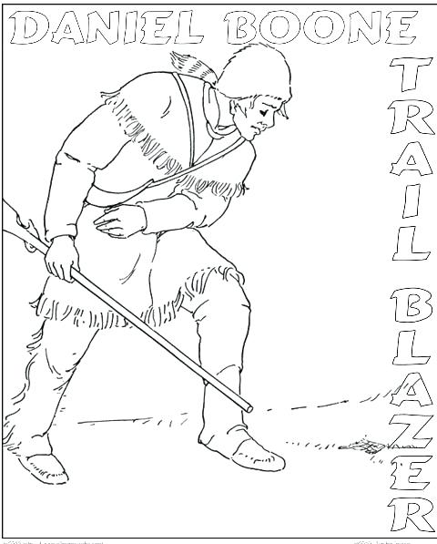 480x597 Daniel Boone Coloring Page Daniel Boone Coloring Page Printable