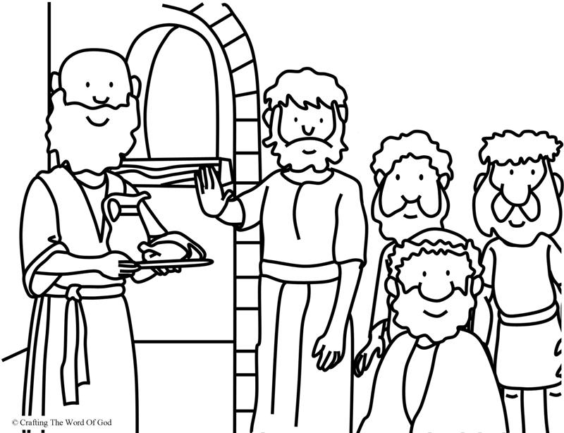 800x614 Daniel Refused The Kings Food Coloring Page Crafting The Word