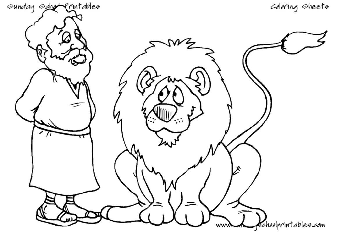 1158x800 Danielandlion Lg Daniel Coloring Pages