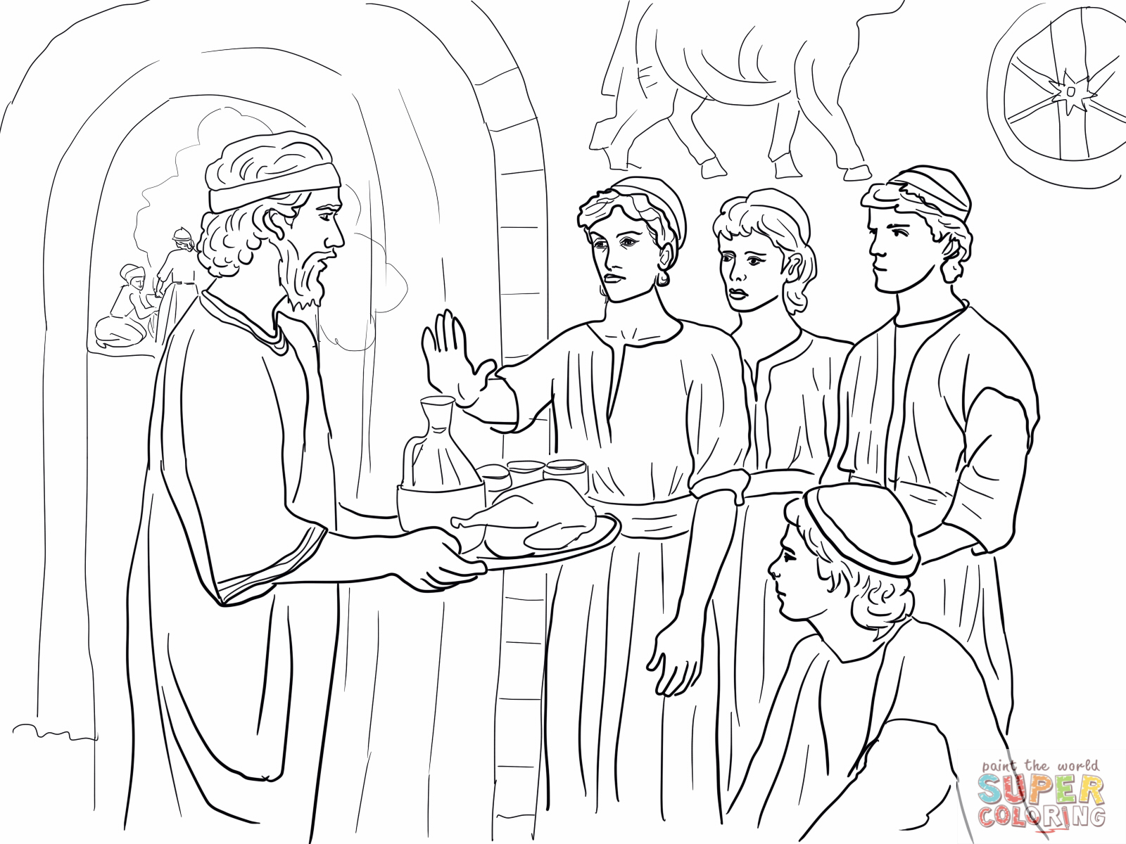 1600x1200 Daniel Coloring Pages Chapter 1 Sunday School Ideas