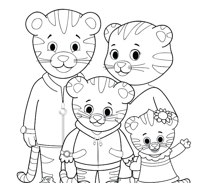 678x600 Daniel Tiger Coloring Pages