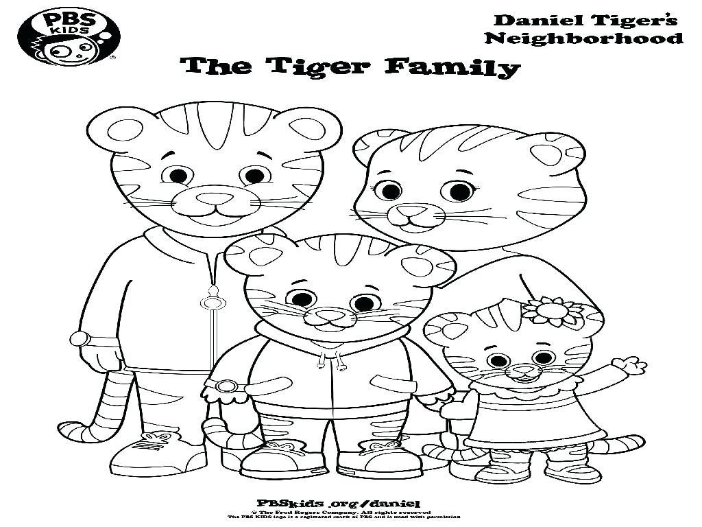 1024x768 Daniel Tiger Coloring Pages Printable Wagashiya