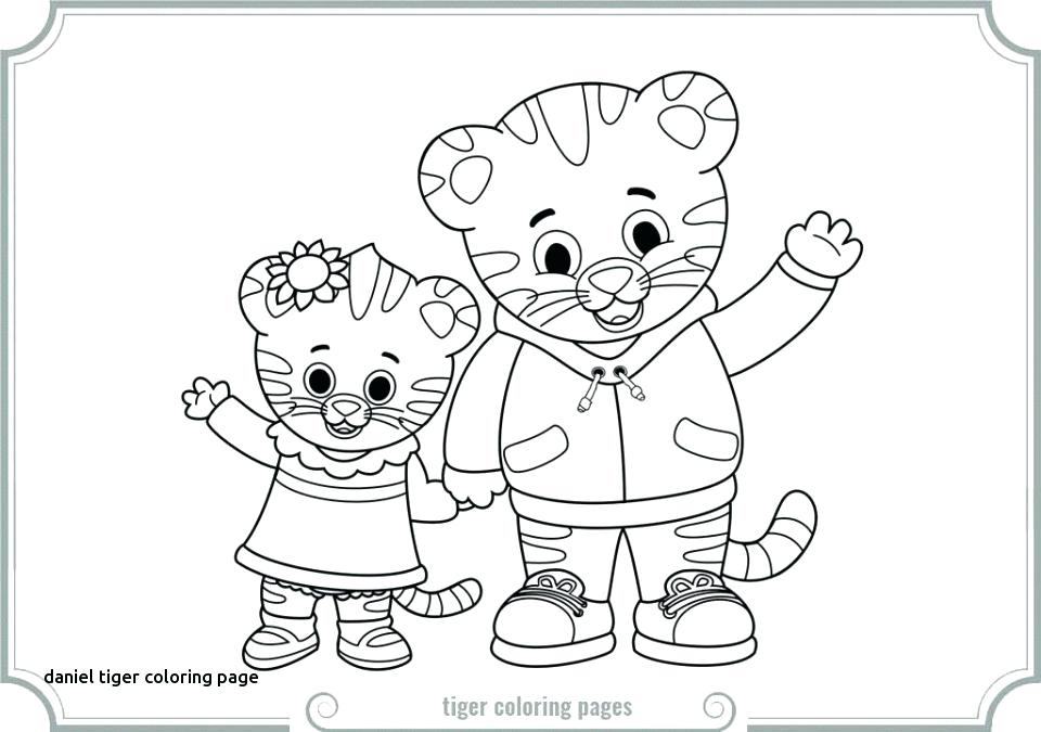 960x675 Daniel Tiger Coloring Page Get This Tiger Coloring Pages Printable