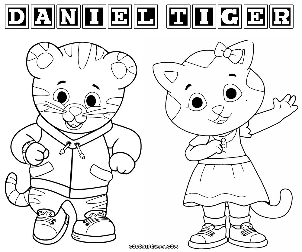 1000x837 Free Printable Daniel Tiger Coloring Pages Elegant Tiger Without