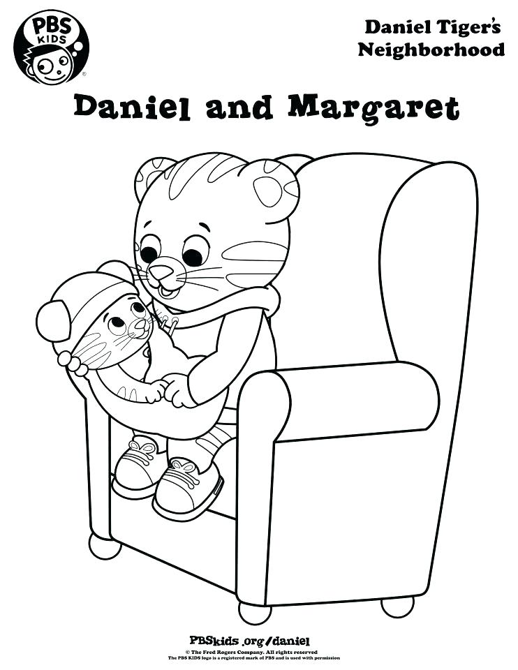 742x960 Daniel Tiger Coloring Pages Awesome Tiger Coloring Pages Kids Get