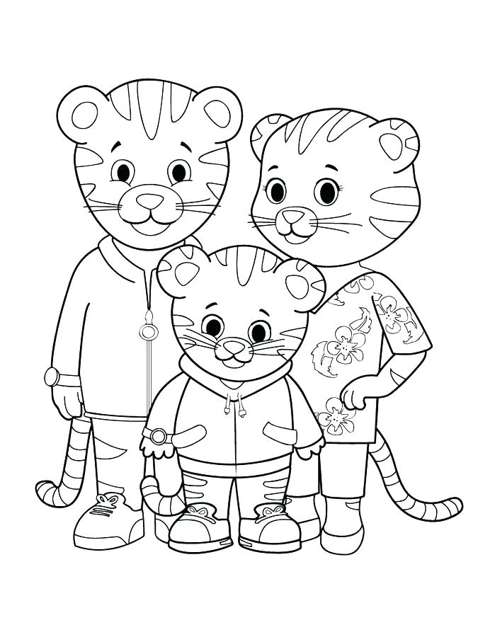 675x900 Coloring Pages Of Tigers
