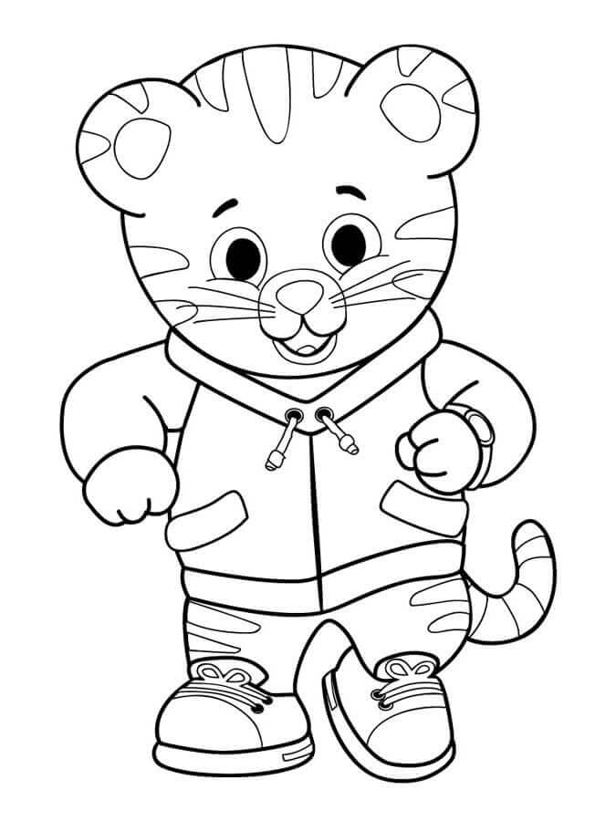 Daniel Tiger Printable Coloring Pages