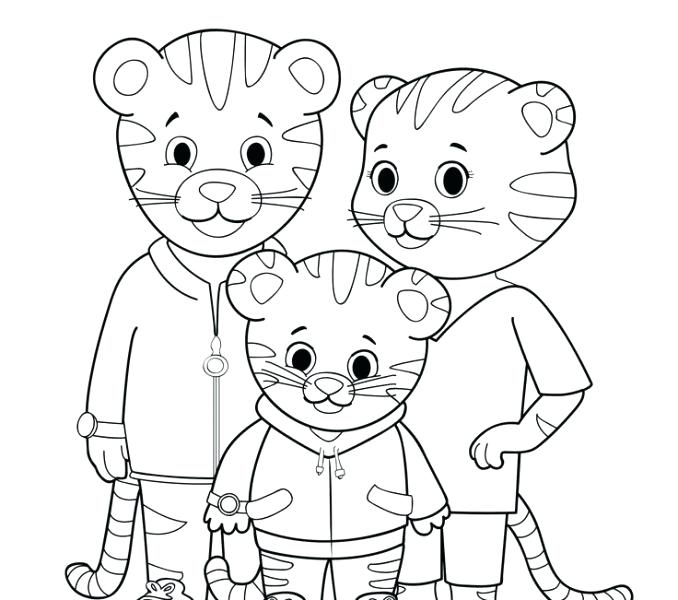 678x600 Daniel Tiger Coloring Pages Printable Trolley Tiger Coloring Pages