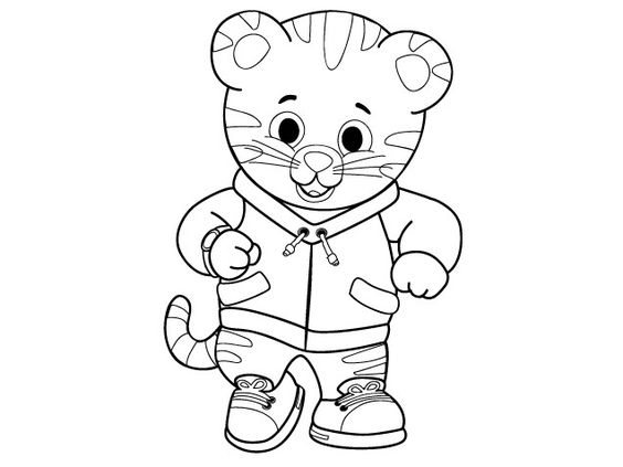 564x423 Daniel Tiger Coloring Pages To Print Photo 931223