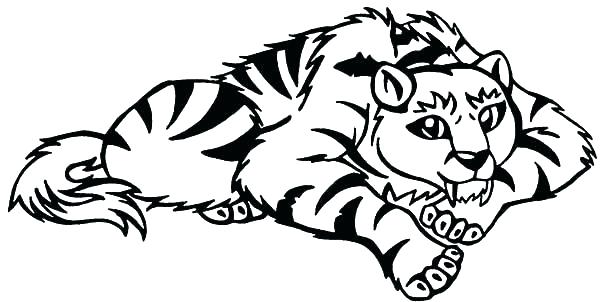 600x302 Coloring Pages Tiger Printable Tiger Coloring Pages Tiger Coloring