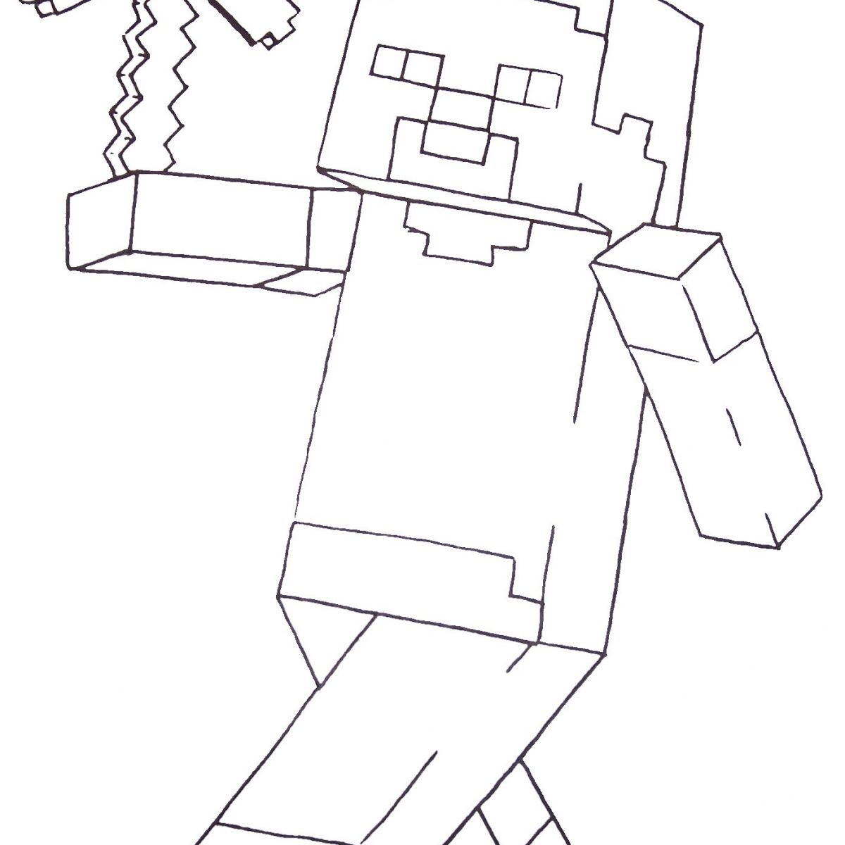 1200x1200 Minecraft Coloring Pages Free Exceptional Dantdm