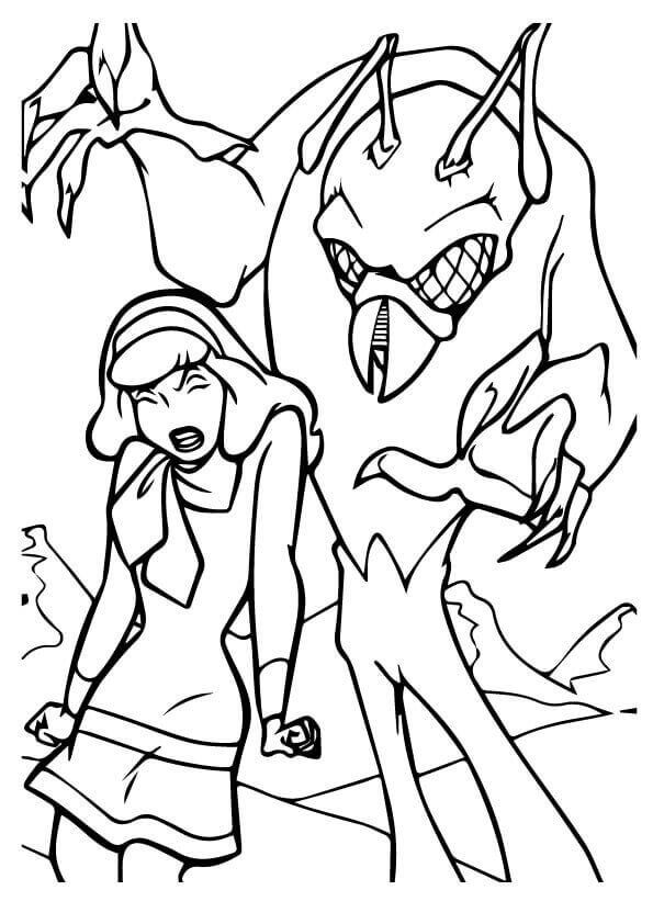 Daphne Coloring Pages