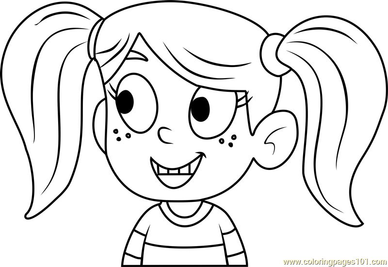 800x550 Pound Puppies Daphne Coloring Page