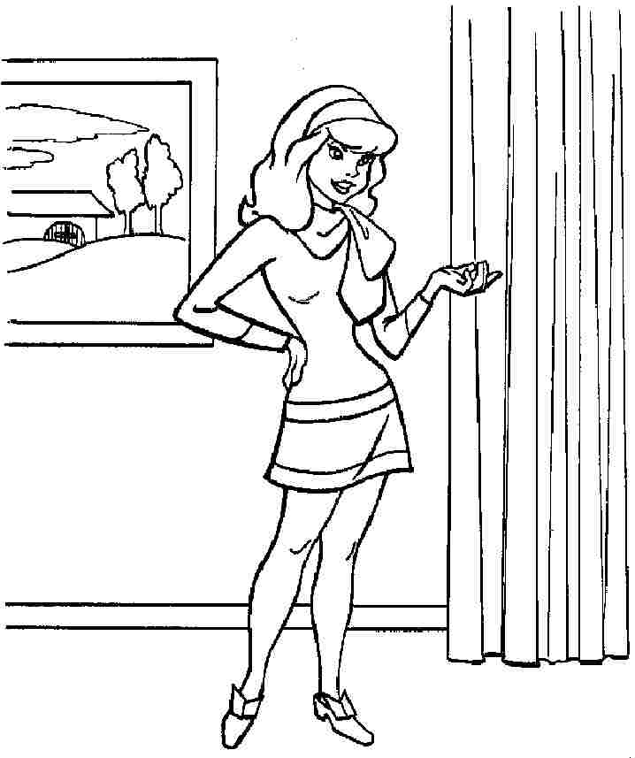 718x857 Scooby Doo Gang Coloring Page
