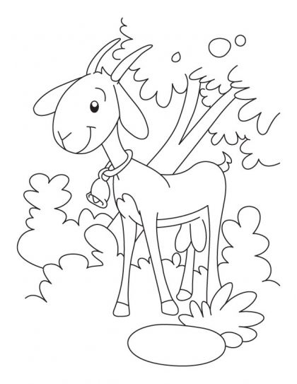 420x543 Dare To Ring Bell Goat Coloring Pages Download Free Dare To Ring