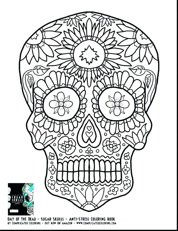 618x800 Coloring Pages Sugar Skulls Coloring Pages Sugar Skull Coloring