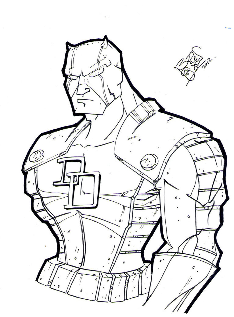 767x1041 Daredevil Alternate Costume By D5n5q28 To Coloring Pages