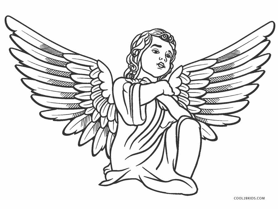 900x676 Free Printable Angel Coloring Pages For Kids Cool2bkids