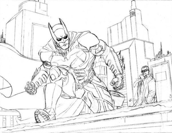 Dark Knight Coloring Pages