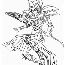 Dark Magician Coloring Pages