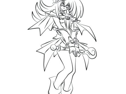 440x330 Yugioh 5ds Coloring Pages Free Oh 7 Dark Macian Rl From Page