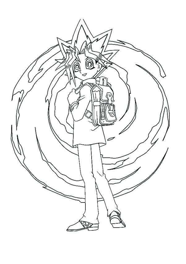 601x850 Yugioh Coloring Pages