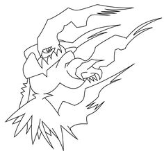 Darkrai Coloring Page