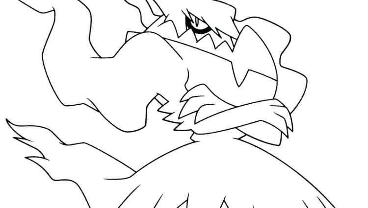 750x425 Darkrai Coloring Pages X Darkrai Pokemon Colouring Pages