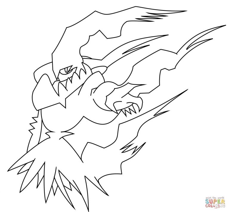 768x711 Pokemon Coloring Pages Palkia New Fresh Darkrai Page