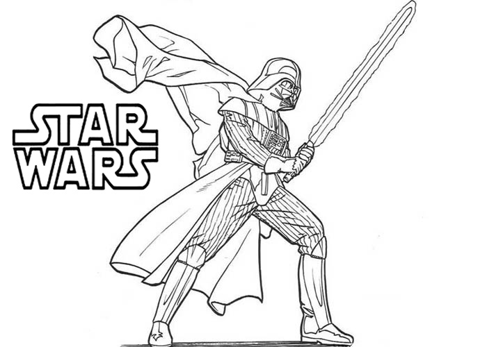 Darth Maul Coloring Page
