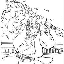 220x220 Darth Maul With A Laser Sword Coloring Pages