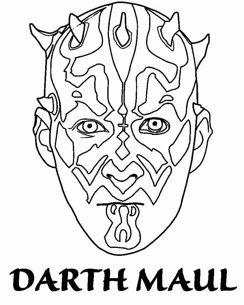 800x999 Lovable Darth Maul Coloring Page 13 Artsybarksy For Alluring Pages