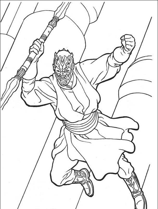 607x802 Star Wars The Clone Wars Coloring Pages Printable 312440