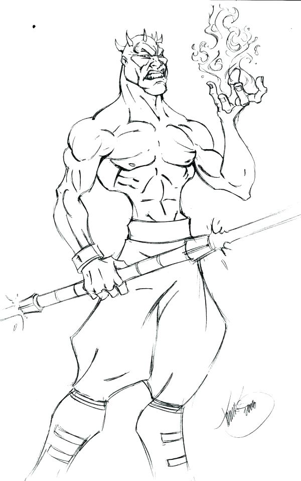 600x958 Darth Maul Coloring Pages Here Are Maul Coloring Pages Pictures